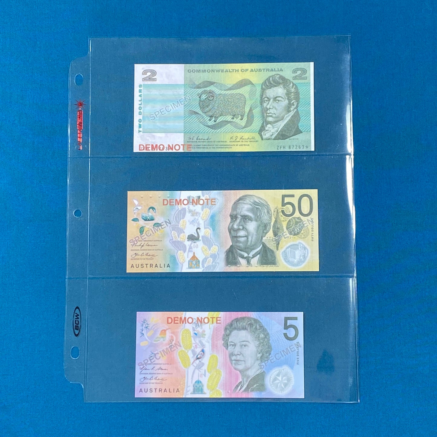 Banknote Collecting Storage Sleeves - Pack of 10