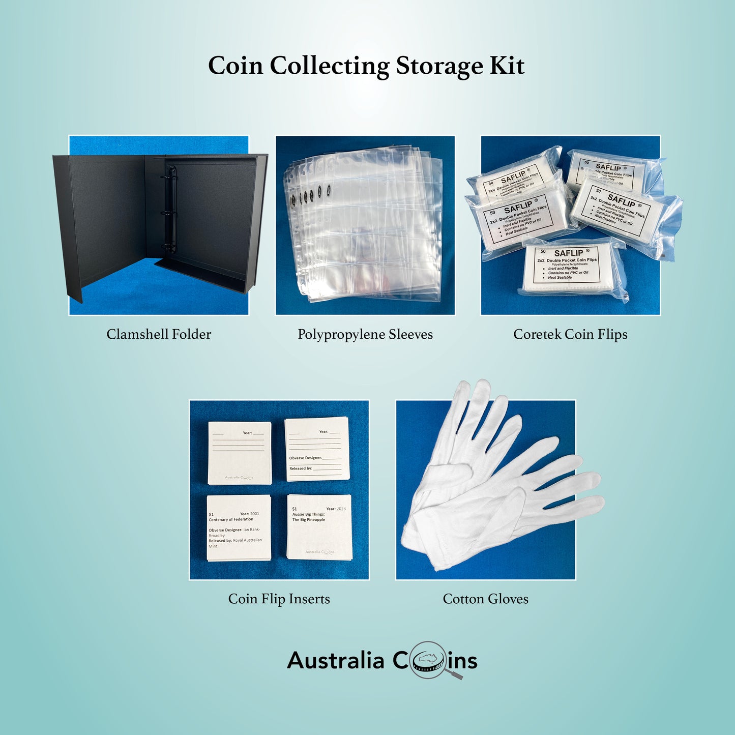 Coin Collecting Storage Kit